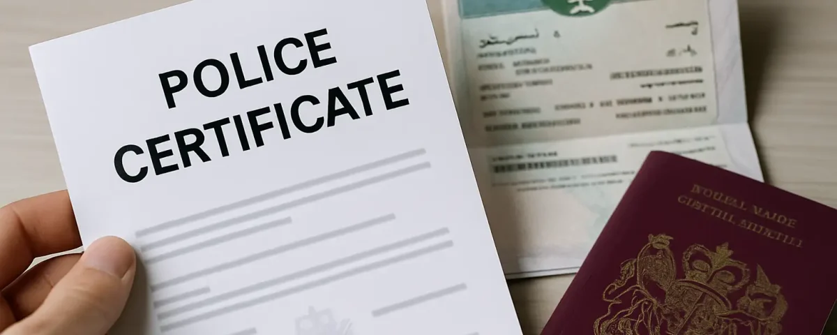 ACRO Police Certificate for Saudi Visa